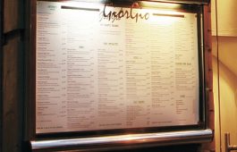 External Menu Display